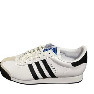 Adidas Samoa White and Black Sneakers